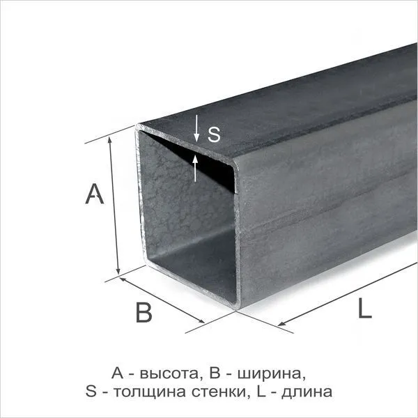 Труба профильная 100х100х6 Ст3сп ГОСТ 30245-2003 - 4