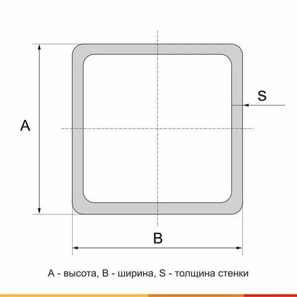 Труба профильная 200х200х6 Ст3пс ГОСТ 13663-86 - 4